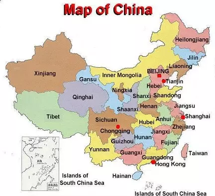 Map of China